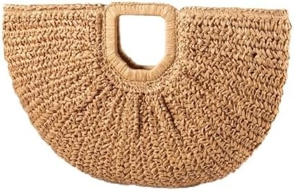 YYW Saco de Tote feito à mão para mulheres, tecido à mão de palha Saco HOBO grande para mulheres