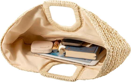 YYW Saco de Tote feito à mão para mulheres, tecido à mão de palha Saco HOBO grande para mulheres
