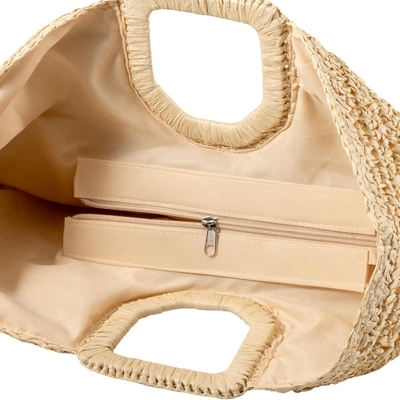 YYW Saco de Tote feito à mão para mulheres, tecido à mão de palha Saco HOBO grande para mulheres