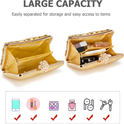 Saco da noite Bolsas de embrulho bolsas para mulheres Rhinestones Bolsa Sparkling festa ombro Bolsa de mão Bolsa de casamento com cadeia