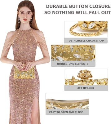 Saco da noite Bolsas de embrulho bolsas para mulheres Rhinestones Bolsa Sparkling festa ombro Bolsa de mão Bolsa de casamento com cadeia