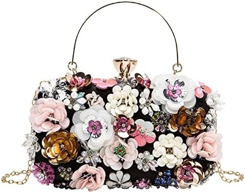 LATODE FLOR CLUTCH bolso de noite bolsa para mulheres festa formal bolsa de mão cadeia cinto de ombro bolsa