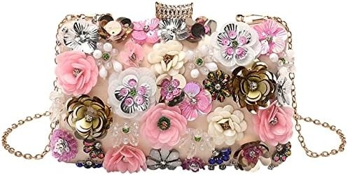 LATODE FLOR CLUTCH bolso de noite bolsa para mulheres festa formal bolsa de mão cadeia cinto de ombro bolsa