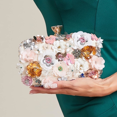 LATODE FLOR CLUTCH bolso de noite bolsa para mulheres festa formal bolsa de mão cadeia cinto de ombro bolsa