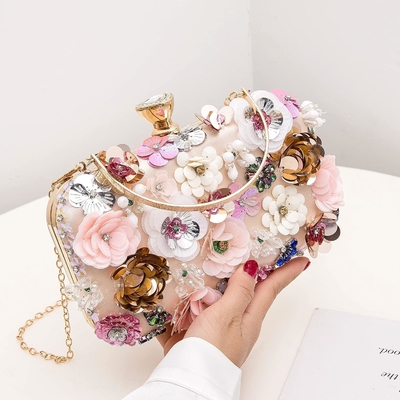 LATODE FLOR CLUTCH bolso de noite bolsa para mulheres festa formal bolsa de mão cadeia cinto de ombro bolsa