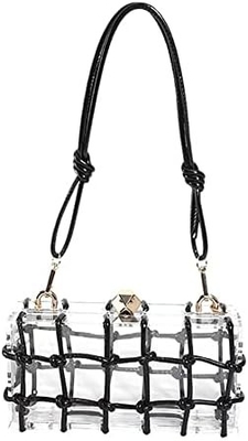Bolsa Acrílica Luminosa Rhinestone Bolsa Acrílica Cristal Bolsas da Noite Para Mulheres Bolsa Glitter para festa de casamento