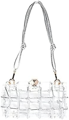 Bolsa Acrílica Luminosa Rhinestone Bolsa Acrílica Cristal Bolsas da Noite Para Mulheres Bolsa Glitter para festa de casamento