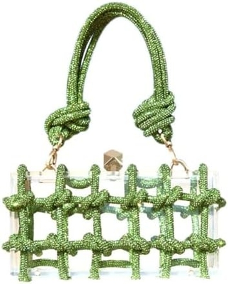 Bolsa Acrílica Luminosa Rhinestone Bolsa Acrílica Cristal Bolsas da Noite Para Mulheres Bolsa Glitter para festa de casamento