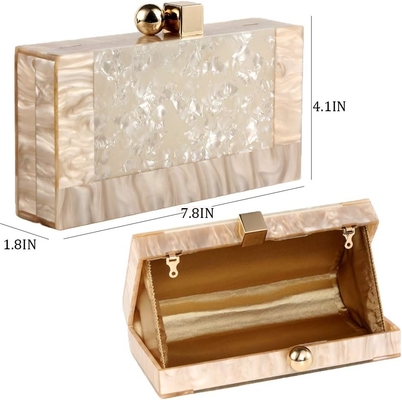 Mulheres Acrílico Saco de Clutch Glitter Bolsa de Mão de Mármore Bolsa para Casamento Cocktail Party Prom