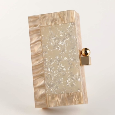 Mulheres Acrílico Saco de Clutch Glitter Bolsa de Mão de Mármore Bolsa para Casamento Cocktail Party Prom