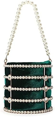 Véspera bolsa de mão de mulher bolsas de mão com diamantes de pérola para casamento festa de aniversário acessórios de jantar