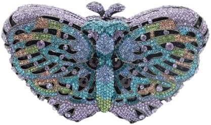 Mulheres UMREN ELEGANTES FABRULHAS RINESTONE BOLSAS DE SERAS LUXO CRISTAL CLUTCH Festa de casamento COTTEIL Bolsa de mão