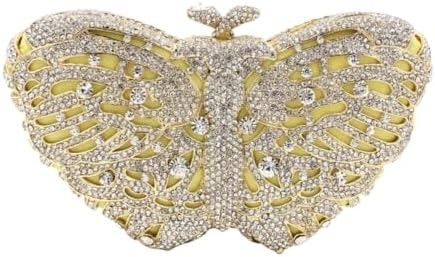 Mulheres UMREN ELEGANTES FABRULHAS RINESTONE BOLSAS DE SERAS LUXO CRISTAL CLUTCH Festa de casamento COTTEIL Bolsa de mão