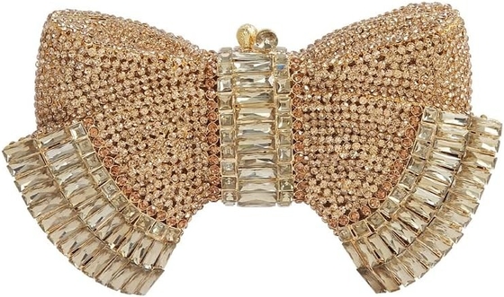 Mulheres UMREN ELEGANTES FABRULHAS RINESTONE BOLSAS DE SERAS LUXO CRISTAL CLUTCH Festa de casamento COTTEIL Bolsa de mão