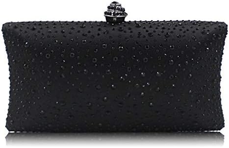 Saco de noite feminino Rhinestone cintilante Festa de casamento Saco de mão Bolsa de engrenagem Saco crossbody de ombro