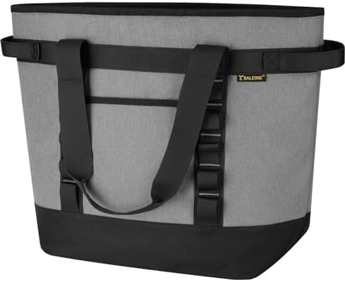BALINE LARGE 36-CAN COOLER BAGS ISOLADO, PEVA SOFT COOLER TOTE BAG, BAGAS de mercearia isoladas com cima fechada