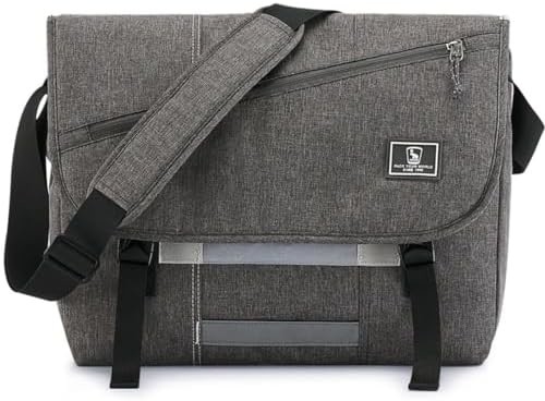 OIWAS Messenger Bag para Homens, 15.6 Inches Laptop Crossbody Sacos Mulheres Casual Sacola Bolso de ombro Faculdade de Viagens