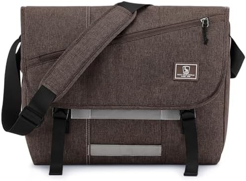 OIWAS Messenger Bag para Homens, 15.6 Inches Laptop Crossbody Sacos Mulheres Casual Sacola Bolso de ombro Faculdade de Viagens