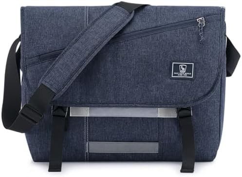 OIWAS Messenger Bag para Homens, 15.6 Inches Laptop Crossbody Sacos Mulheres Casual Sacola Bolso de ombro Faculdade de Viagens