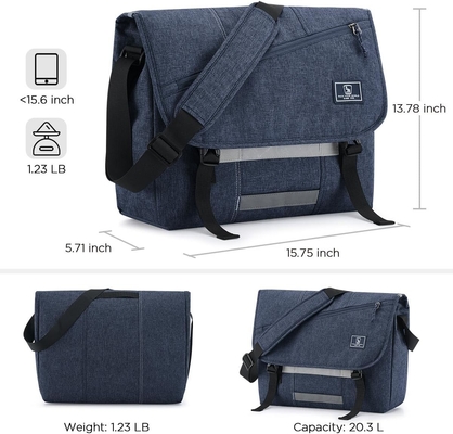 OIWAS Messenger Bag para Homens, 15.6 Inches Laptop Crossbody Sacos Mulheres Casual Sacola Bolso de ombro Faculdade de Viagens
