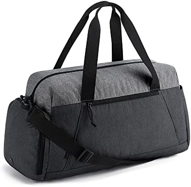 Sacos de ginástica para homens, mulheres, sacos de viagem dobráveis, sacos de fim-de-semana leves com compartimento de sapatos,