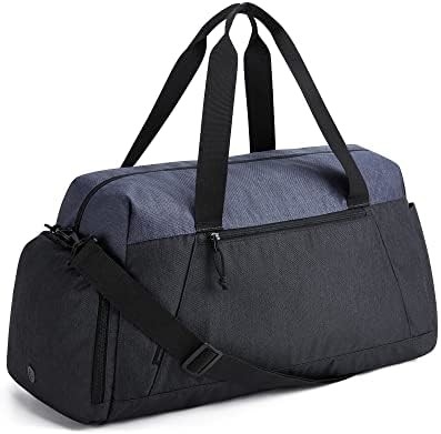 Sacos de ginástica para homens, mulheres, sacos de viagem dobráveis, sacos de fim-de-semana leves com compartimento de sapatos,