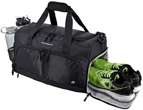 Ultimate Gym Bag 2.0: O DURABLE CROWDSORCE DESIGNED DUFFEL BAG com 10 compartimentos ótimos incluindo resistente à água