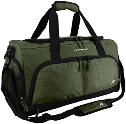 Ultimate Gym Bag 2.0: O DURABLE CROWDSORCE DESIGNED DUFFEL BAG com 10 compartimentos ótimos incluindo resistente à água