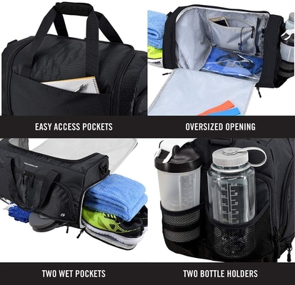 Ultimate Gym Bag 2.0: O DURABLE CROWDSORCE DESIGNED DUFFEL BAG com 10 compartimentos ótimos incluindo resistente à água