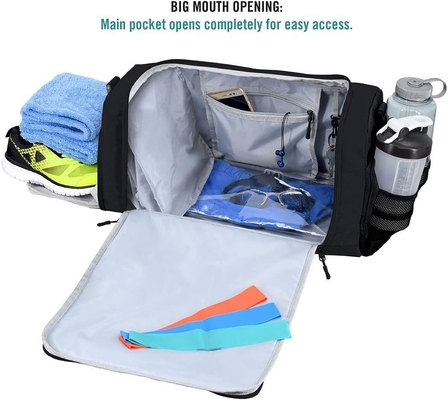 Ultimate Gym Bag 2.0: O DURABLE CROWDSORCE DESIGNED DUFFEL BAG com 10 compartimentos ótimos incluindo resistente à água