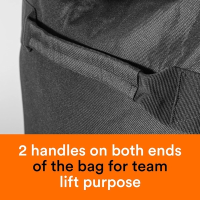 Fitdom 130L 36&quot; Pesado Extra Grande Equipamento de Ginásio Esportivo Saco de viagem W/Remenda Ajustável &amp; 7 Compartimentos