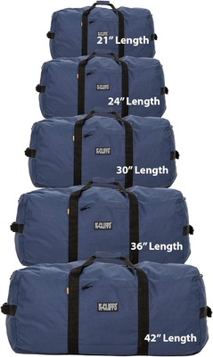 CARGO pesado DUFFEL GRANDE EQUIPAMENTO DE TROMBOLOS DE EQUIPAMENTO DE HARDWARE BAÇO DE VIAJE BAÇO DE ROTO (36&quot; X 17&quot; X 17&quot;, NAVY)