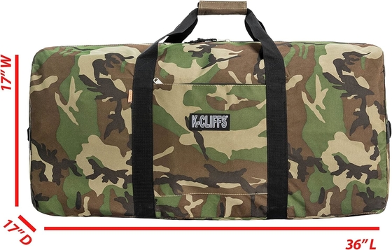 CARGO pesado DUFFEL GRANDE EQUIPAMENTO DE TROMBOLOS DE EQUIPAMENTO DE HARDWARE BAÇO DE VIAJE BAÇO DE ROTO (36&quot; X 17&quot; X 17&quot;, NAVY)