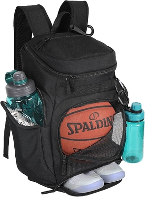 BASKETBALL BACKPACK BALSA DE ESPORTO GRANDE BALSA DE GIMNÁSIA com compartimento de bola e compartimento de calçados para armazenar calçados esportivos Água