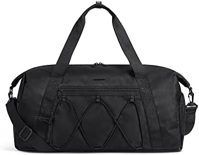 Saco de ginástica BAGSMART com compartimento para sapatos e bolso molhado, saco de viagem esportivo leve, C TO STORE SHOES SPORTS WATER