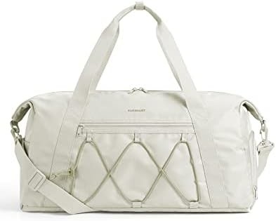Saco de ginástica BAGSMART com compartimento para sapatos e bolso molhado, saco de viagem esportivo leve, C TO STORE SHOES SPORTS WATER