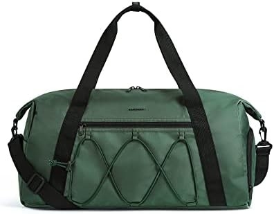 Saco de ginástica BAGSMART com compartimento para sapatos e bolso molhado, saco de viagem esportivo leve, C TO STORE SHOES SPORTS WATER