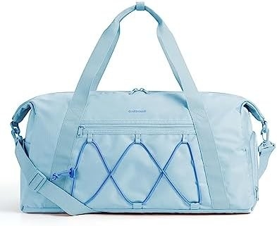Saco de ginástica BAGSMART com compartimento para sapatos e bolso molhado, saco de viagem esportivo leve, C TO STORE SHOES SPORTS WATER