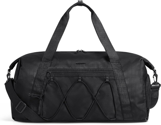 Saco de ginástica BAGSMART com compartimento para sapatos e bolso molhado, saco de viagem esportivo leve, C TO STORE SHOES SPORTS WATER