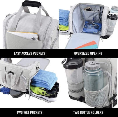 O saco de bolso durável concebido com 10 compartimentos ideais, incluindo sapatos resistentes à água