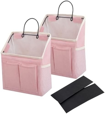 2 sacos organizador de sacos com bolsos para casa de banho cozinha quarto dormitório dormitório