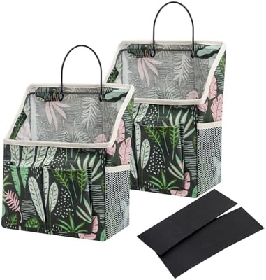 2 sacos organizador de sacos com bolsos para casa de banho cozinha quarto dormitório dormitório