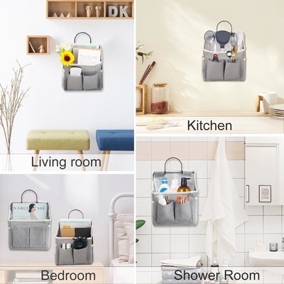 2 sacos organizador de sacos com bolsos para casa de banho cozinha quarto dormitório dormitório