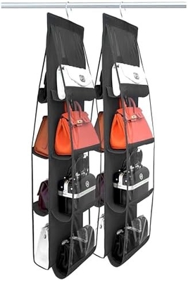 ORGANIZADOR DE BOLSA - 2 PACK, HANGER DE BOLSA, MODELO 2024, ORGANIZADOR DE BOLSA PARA ARMÁTICO, ganchos de metal grosso, armazenamento de saco de mão