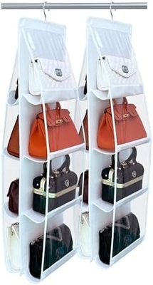 ORGANIZADOR DE BOLSA - 2 PACK, HANGER DE BOLSA, MODELO 2024, ORGANIZADOR DE BOLSA PARA ARMÁTICO, ganchos de metal grosso, armazenamento de saco de mão
