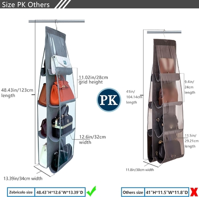 ORGANIZADOR DE BOLSA - 2 PACK, HANGER DE BOLSA, MODELO 2024, ORGANIZADOR DE BOLSA PARA ARMÁTICO, ganchos de metal grosso, armazenamento de saco de mão