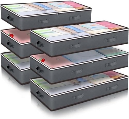 Budding Joy 90L embalagens de armazenamento para debaixo da cama, organizadores de armários e caixas de armazenamento, sacos de armazenamento dobráveis para debaixo da cama