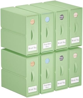 Organizadores e armazenamento de lençóis, 4-Pack, Queen/King Size (Grey), Organizador de lençóis de cama, contentores de armazenamento de tecido para lençóis de cama,