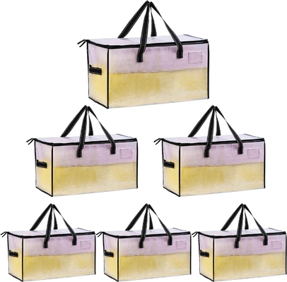 VENO 6 Pacotes de sacos de mudança, mantas e cobertores Sacos de armazenamento para armário, caixas de mudança, caixas com tampas alternativas,