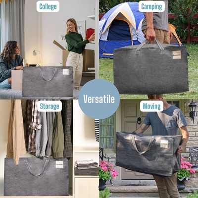 VENO 8 Pacotes de sacos de mudança, suprimentos de mudança, caixas de mudança, caixas de armazenamento de embalagem universitária com tampas alternativas, pesado